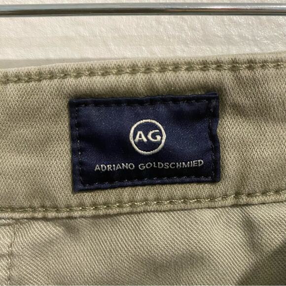 AG-Adriano Goldschmied Khaki Caden Trouser Pant Sz 27 - Picture 6 of 15